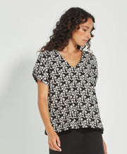 VERGE - Print Pixie Top - 9833JX
