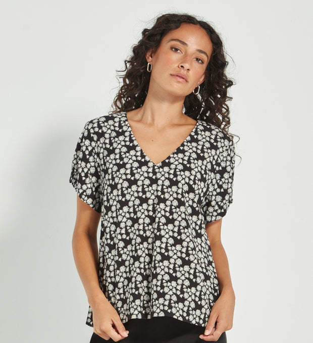 VERGE - Print Pixie Top - 9833JX