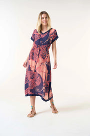 ONE SEASON - Portofino Coral Sami Viscose - 09683-724