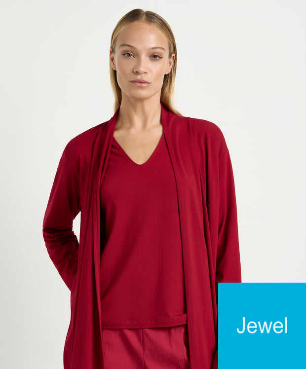MELA PURDIE - Jewel Relaxed V Top - F01 8583