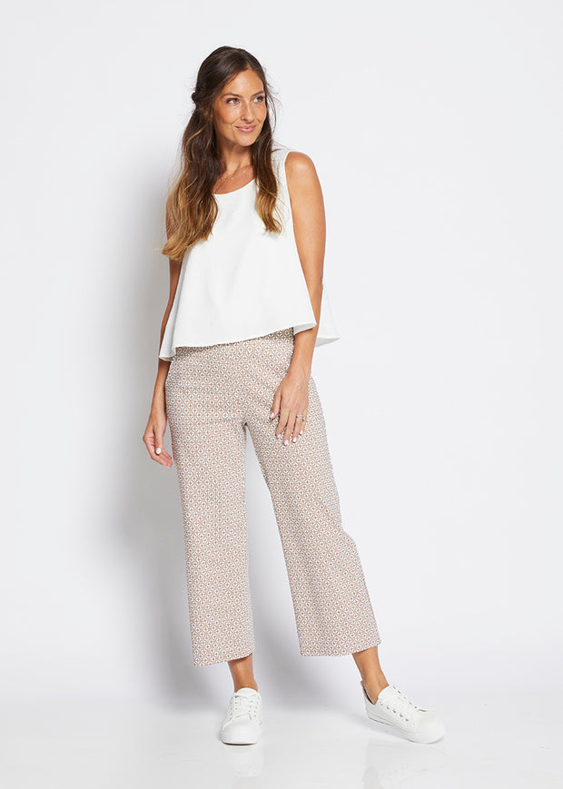 PHILOSOPHY - Praline Tile 7/8 Culotte Pant