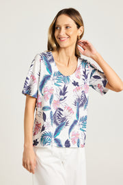 YARRA TRAIL - Panama Print Tee - YT25S7015