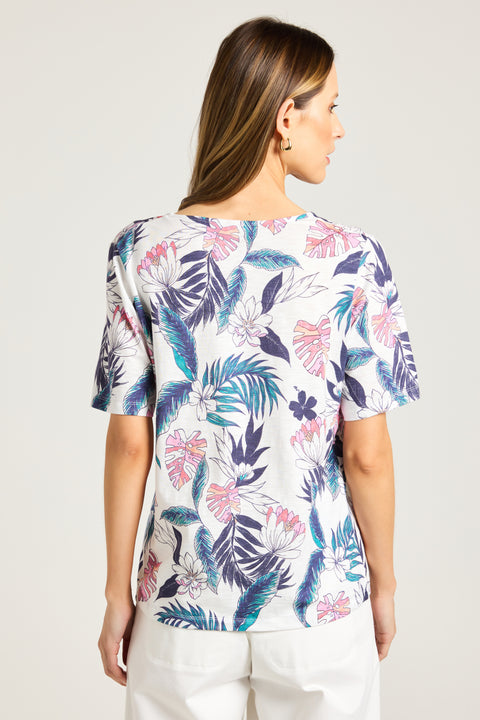 YARRA TRAIL - Panama Print Tee - YT25S7015