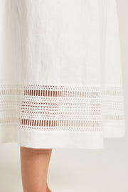 YARRA TRAIL - White Daisy Skirt - YT25S9553