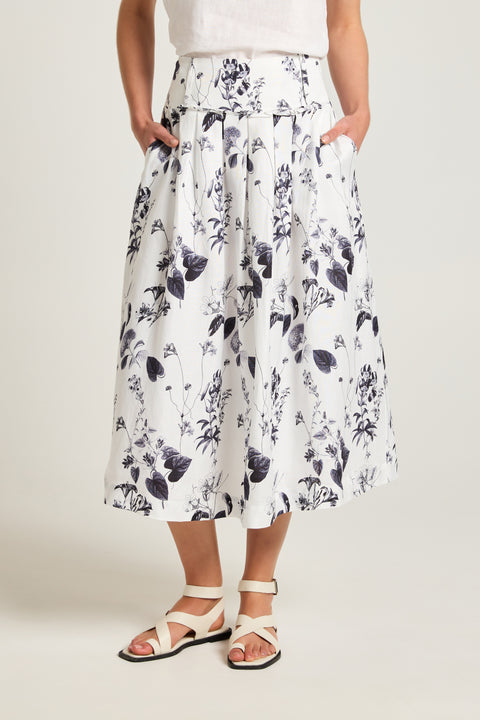 YARRA TRAIL - Botanical Print Skirt - YT25S9556