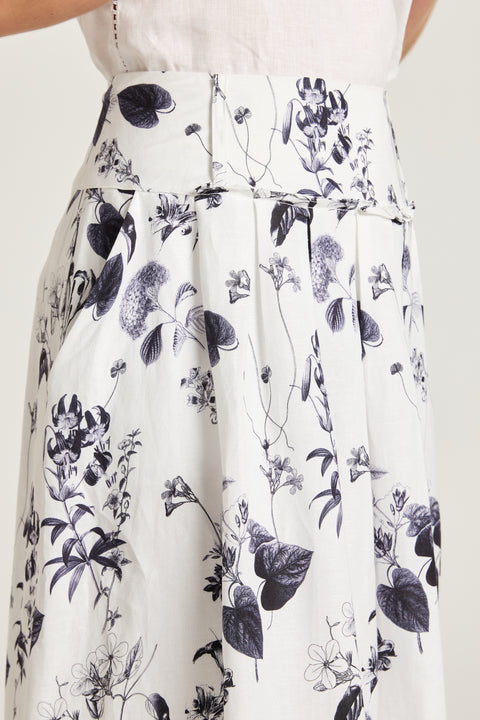 YARRA TRAIL - Botanical Print Skirt - YT25S9556