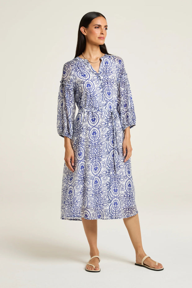 YARRA TRAIL - Imperial Boheme Puff Sleeve Dress - YT25S59545