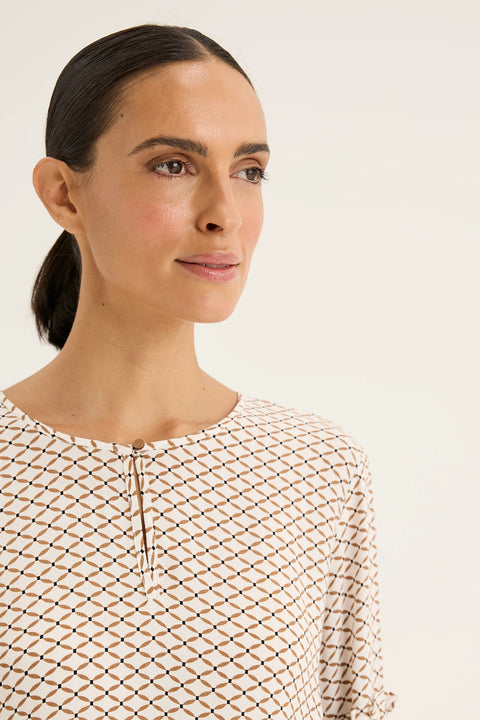 YARRA TRAIL - Lava Print Top - YTWN4266