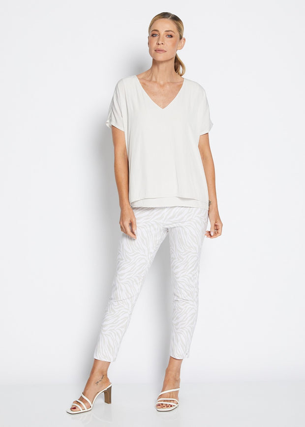 PHILOSOPHY - Zebros 7/8 Easy Pant