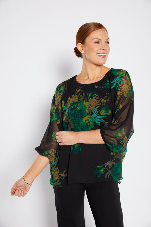 PHILOSOPHY - Poet Print Billow Tunic