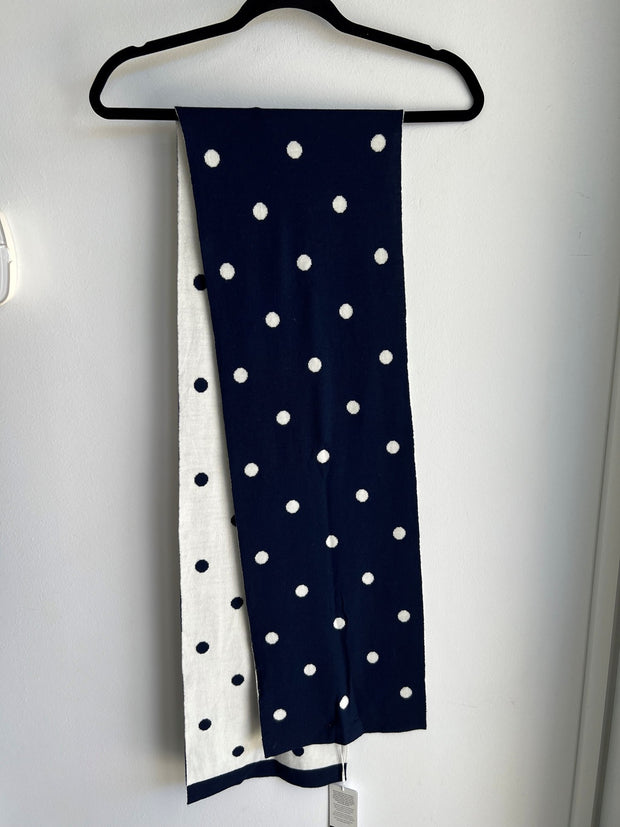 SEE SAW - Navy Spot Scarf - SS188