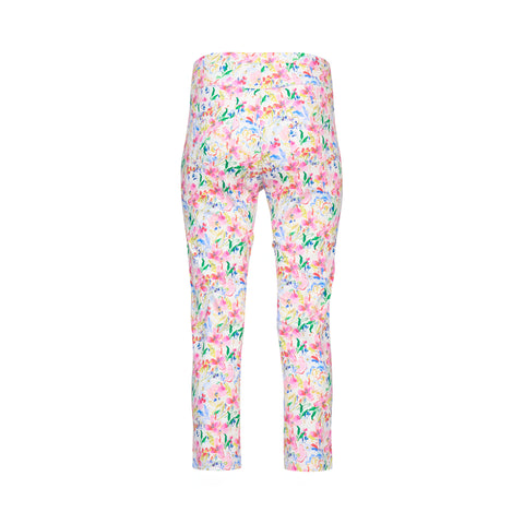 VASSALLI - Porto Printed Slim Leg 7/8 Lightweight Pull On - 274LW