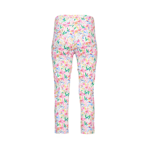 VASSALLI - Porto Printed Slim Leg 7/8 Lightweight Pull On - 274LW