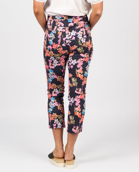 VASSALLI - Willa Printed Slim Leg 7/8 Lightweight Pull On - 274LW