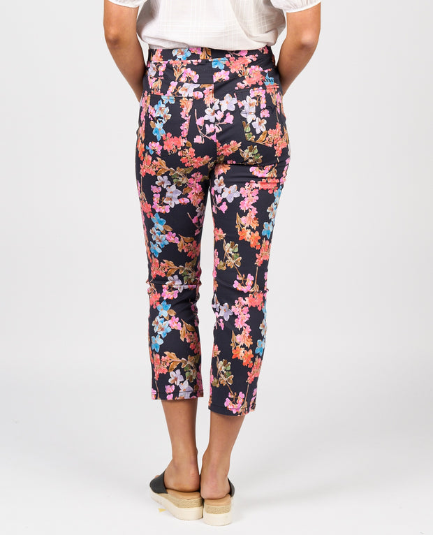 VASSALLI - Willa Printed Slim Leg 7/8 Lightweight Pull On - 274LW