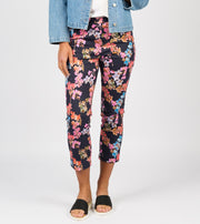 VASSALLI - Willa Printed Slim Leg 7/8 Lightweight Pull On - 274LW