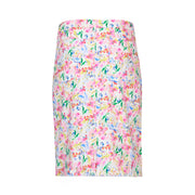 VASSALLI - Porto Printed Lightweight Skirt with Centre Back Vent - 372AV