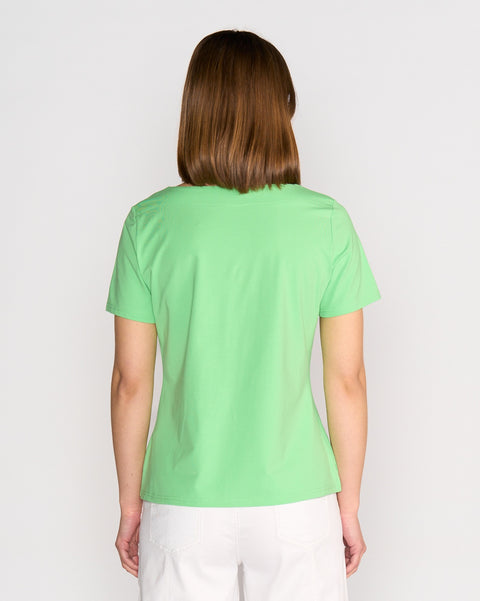 VASSALLI - Clover Boat Neck Top - 4489