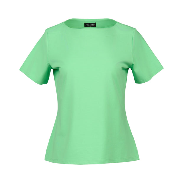 VASSALLI - Clover Boat Neck Top - 4489