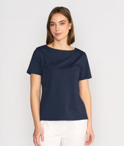 VASSALLI - Ink Boat Neck Top - 4489