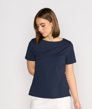 VASSALLI - Ink Boat Neck Top - 4489