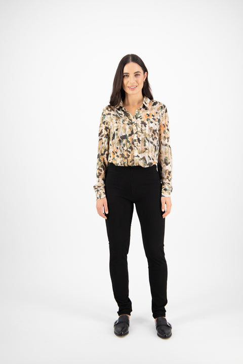 VASSALLI - Plush Skinny Full Length Printed Ponti Pull On - 230