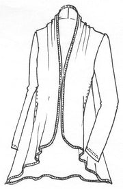 PAULA RYAN - Easy Fit Trimmed Panelled Cardigan - 4230B