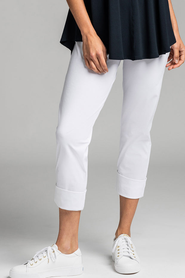 PAULA RYAN ESSENTIALS - Slouched Cuffed Pant - 4895