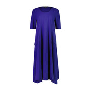 PAULA RYAN - A Line Half Sleeve Tab Dress - 8712