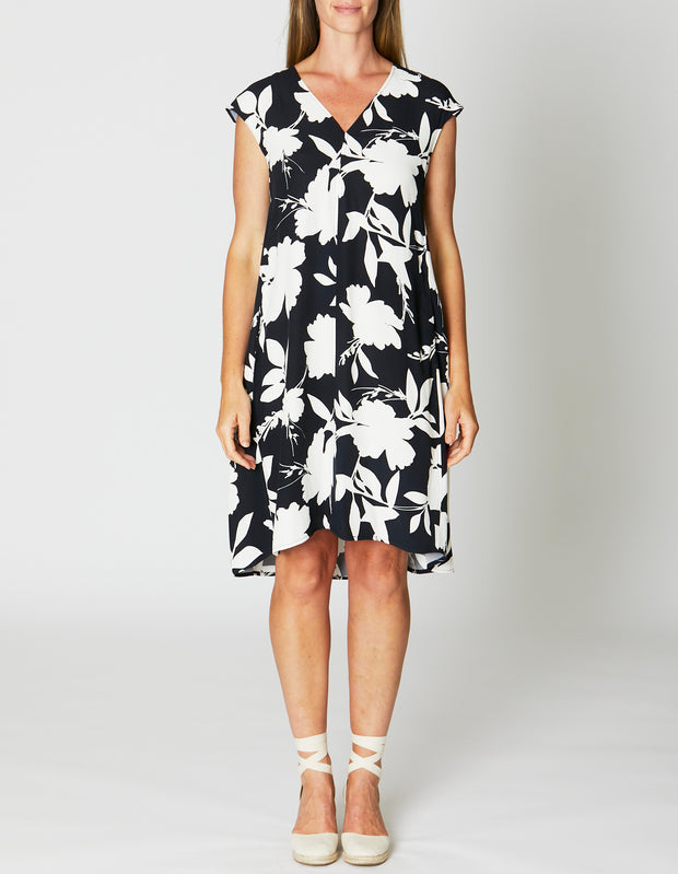 PING PONG - Painted Floral Dress