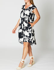 PING PONG - Painted Floral Dress