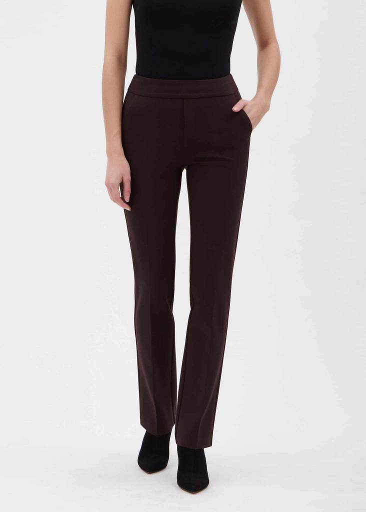 UP! PANTS - Ponti Straight Full Length Pant - 67376 – Curation Boutique